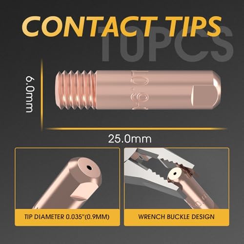 TOOLIOM 24Pcs Spool Gun Consumables Set for LBT150