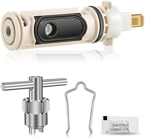 Enhon 1 Pack 1222 Replacement Cartridge Compatible with Moen with Puller, Tub Shower Cartridge Replacement Kit Compatible with Posi temp Faucet, Shower Repair Tool