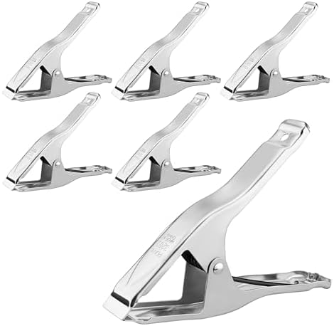 PONY 8-1/2" Heavy Duty Metal Spring Clamp Set, 6-Piece