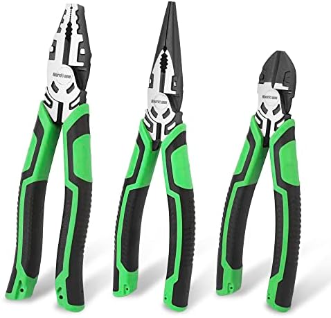 HURRICANE 1000V Insulated Electrician Screwdriver Set with 3 Piece Pliers Set