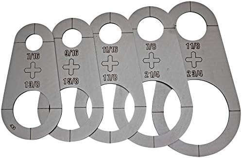 Plasma Stencil - Circle PRO Upgrade - Cutter Guide 5 pc. Kit - .380"