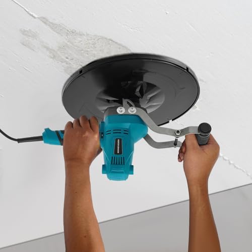 Drywall Sander, 850W Popcorn Ceiling Removal Tool, Powerful Electric Drywall Sander, 6 Variable Speed, Multi-Function Detail Sander, for Ceilng Floor Plastered Popcorn