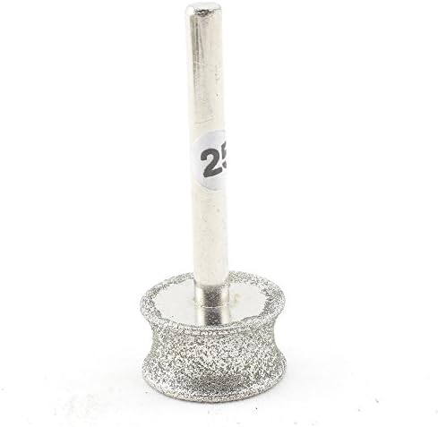 ILOVETOOL Diamond Mounted Point 25mm CONCAVE Cylinder Head Jade Carving Tools