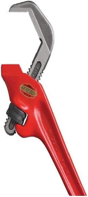 RIDGID 31280 Model 25 Straight Hex Wrench for All Pipe Work, Heavy-Duty Hex Jaw Pipe Wrench with Extra-Wide Opening