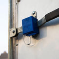 PACLOCK's 81-Series Patented Trailer Door Lock, UCS, High Performance 6-Pin Cylinder, One Lock Keyed to a Number U-Pick! w/ 2 Keys, Blue