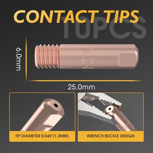 TOOLIOM 24Pcs Spool Gun Consumables Set for LBT150