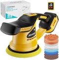 Cordless Buffer Polisher for Dewalt 20V Battery, 450W Brushless Car Buffer Polisher Waxer with 6 inch disc, 6 Variable Speed Up to 5200 RPM for Waxing Polishing Scratch Removal (Tool only)