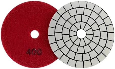 Electroplated Diamond Sanding Pad, 400Grit 4inch 100mm Grinding Disc Hook and Loop Backing for Stone Tile Glass Trimming & Metal Polishing & Wood Sanding (1 Piece)