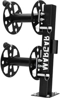 Heavy Duty Double Welding Cable Lead Reel, 10°Tilting Fixed Base, Accommodates 150 Feet of 1/0 and 125 Feet of 2/0 Cable (10" Reel)