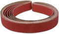 Red Label Abrasives 2 X 42 Inch Knife Sharpening Sanding Belts - Premium Ceramic - Coarse Grits - 6 Pack Assortment for Knife Making, Sharpening, and Metal Working
