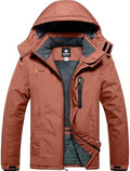 GEMYSE Men's Winter Ski Jacket Waterproof Snow Coat with Detachable Hood