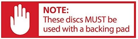 Mercer Industries 318036-7" x 7/8" Aluminum Oxide Resin Fiber Discs, 36 Grit (5 Pack)