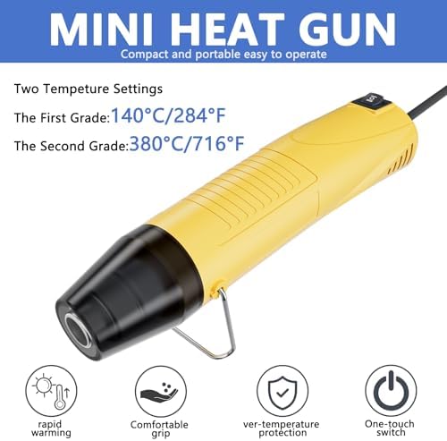 Solder Seal Wire Connectors 810PCS with Heat Gun, Butt Terminals for Marine