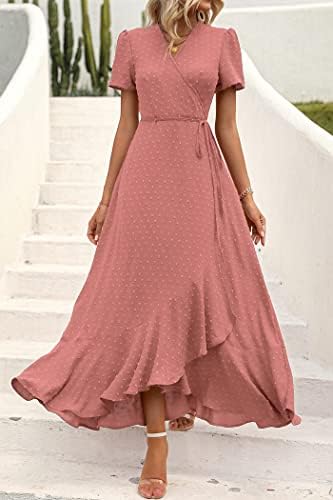 PRETTYGARDEN Women's Boho Floral Summer Maxi Dresses
