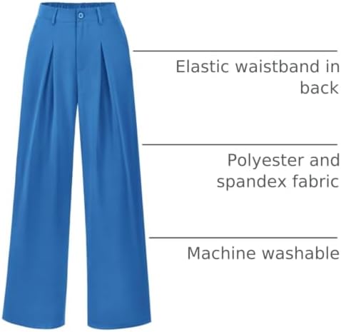 BTFBM Fall High Waisted Business Casual Palazzo Pants for Women Dressy 2026