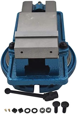 WFLNHB 4 x 4.56" Accuracy Mill Vise 360 Degree Swiveling Base Replacement for Milling Shaping and Drilling Machines