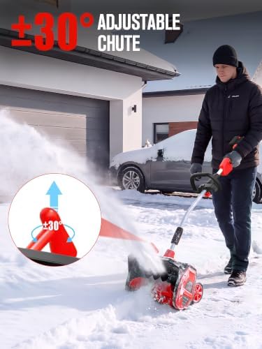 18" Cordless Snow Shovel Compatible with Milwaukee M18 Battery (Bare Tool)