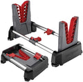 Real Avid Speed Stand | Collapsible Design, Adjustable 10" - 16" Stand for Cleaning & Maintenance | Compact, Portable Range Stand | Lightweight Vise Perfect for Hunting Rifles & Shotguns,Red