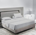 Sanders Collection Inc SCI Top Split Flex Sheet Set for Adjustable Bed California King Size,Silver