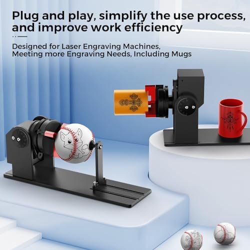 CNC Router MachineCR1 Rotary Roller, Y-axis Rotary, High Torque NEMA 23 Stepper Motor, Linear Rails & Ball Screws 3-Axis Engraving Milling Machine for Wood Cutting (CR1)