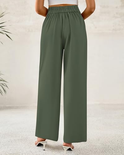 BTFBM Wide Leg Dress Pants Women Business Casual Outfits