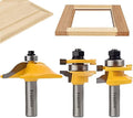 Exqutoo 3PCS 1/2" Shank Router Bit Set