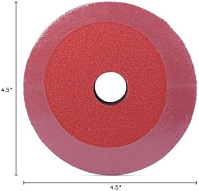 BHA 4.5" x7/8" Ceramic Resin Fiber Discs, 120 Grit - 25 Pack