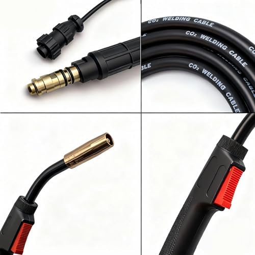 180A 10ft Mig Gun Replacement Lincoln Magnum 100L K530-6 Fits Lincoln PRO MIG 140 & PRO MIG 180 K2480-1 K2481-1 & SP-140T 180T,Easy-Core 140 180,Weld-Pak 125 125HD 140HD MIG Welding Gun