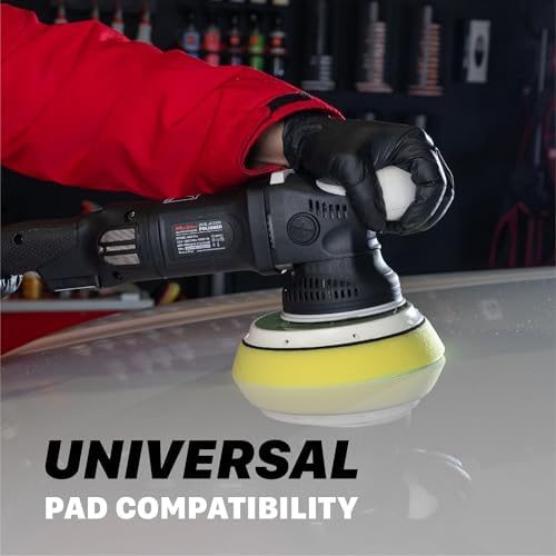 Maxshine M21 Pro Dual Action Polisher Blue – 21mm Long Throw Random Orbital Buffer, 1000W Detailing Machine, 6″ Backing Plate – Variable Speed 2200–5000 OPM for Car, Truck, SUV & Boat Paint Correction