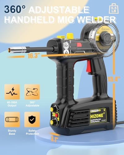 HIZONE 100A 360° MIG Torch Welder