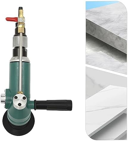 4" Pneumatic Wet Polisher Grinder, Air Wet Stone Polisher - 700W High Power Air-Powered Stone Polisher 12000 RPM for Stone Polishing