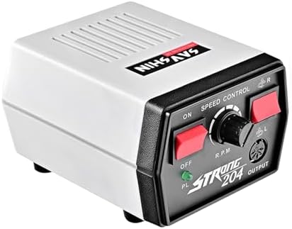 35K RPM Micromotor Polisher with Micro Motor Handle, Micromotor for Jewelry,Ceramics,Silicone,Glasswork,Woodcarving (204, standard)