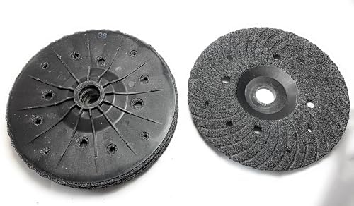 SIGNI 5 Pack SiC Plastic Back Grinding Wheel for Granite/Marble/Concrete and Glasses (7 INCH, 36 GRIT)