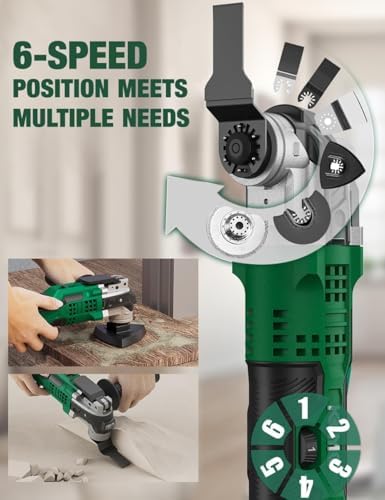 KIMO 20V Cordless Oscillating Tool, Brushless Oscillating Power Multi-Tools