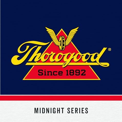 Thorogood American Heritage 8” Steel Toe Work Boots for Men - Full-Grain Leather with Moc Toe, Slip-Resistant Wedge Outsole, and Comfort Insole; EH Rated