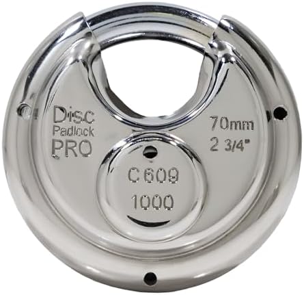 PACLOCK's Disc Padlock PRO™ Series, Stainless Steel, Keyed Alike DL6,