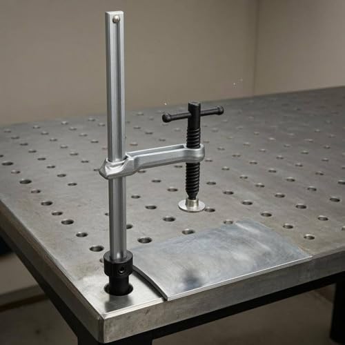 Insertion Clamp Fixture Ratchet Bench Clamp Insert Type Fastening Tool Alloy Steel Construction Secure Positioning Device Suitable for Metalworking, style to 10