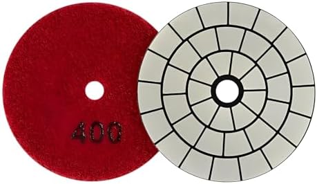 Electroplated Diamond Sanding Pad, 400Grit 3inch 75mm Grinding Disc Hook and Loop Backing for Stone Tile Glass Trimming & Metal Polishing & Wood Sanding (1 Piece)