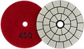 Electroplated Diamond Sanding Pad, 400Grit 3inch 75mm Grinding Disc Hook and Loop Backing for Stone Tile Glass Trimming & Metal Polishing & Wood Sanding (1 Piece)