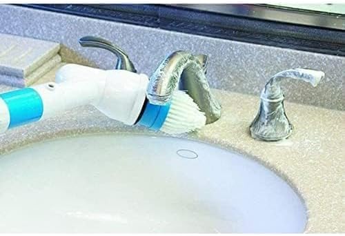 Hurricane Spin Scrubber Cordless Rechargeable Power Scrubber by BulbHead (1 Pack)