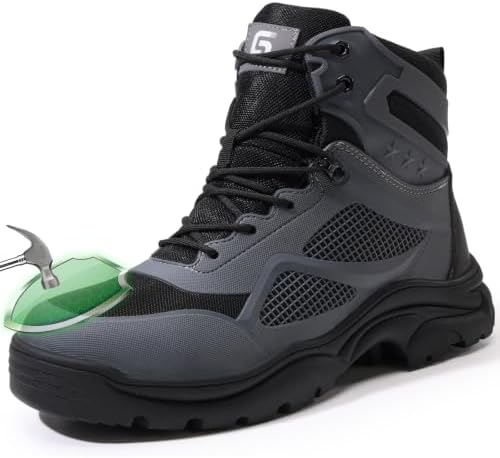 Steel Toe Boots for Men Work Indestructible Safety Boots