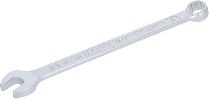 HAZET Combination Wrench Set 600SPC/16 I 16 Tools, Output: External Double Hexagon, Width Across Flats: 7-24 Mm, Slim Ring Wrench Shank with Extra Sturdy Double T-Profile