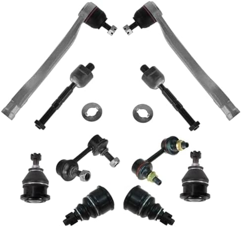 TRQ Front Steering & Suspension Kit Ball Joint Sway Bar Stabilizer Link Tie