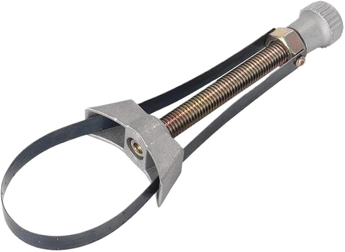 Adjustable Oil Filter Removal Strap Wrench Compatible With Car Auto Motorcycle 60mm To 120mm Diameter