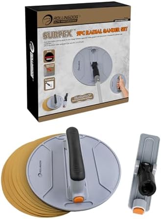 ROLLINGDOG 9 Inch Radial Drywall Sander