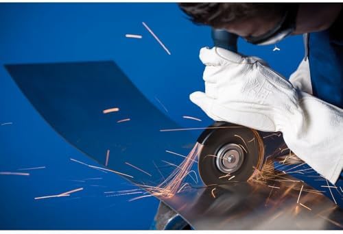 Pferd SGP STEELOX Type 1 Cut-Off Wheel, 5" x 0.030" x 7/8", Aluminum Oxide, 12,200 RPM High-Performance Metal Cutting Disc for Steel & Stainless Steel (Pack of 25) – Part 69818