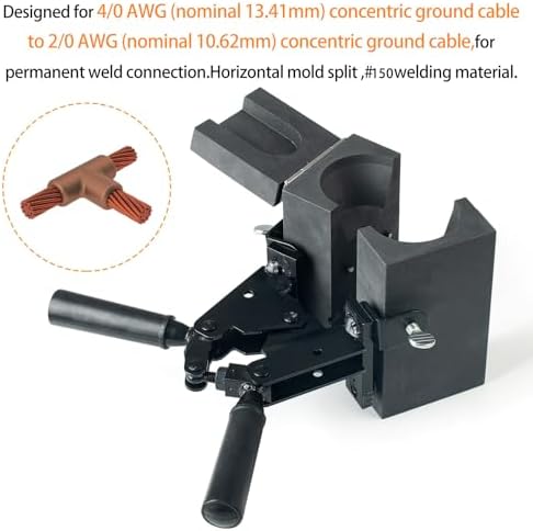 Graphite Exothermic Weld Mold Kit for 4/0-2/0AWG T Connection