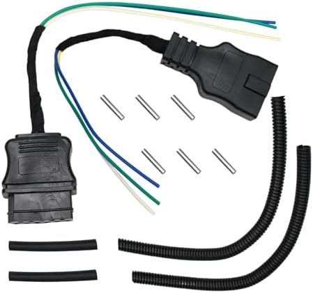 3 Pin Truck and Plow Side Repair Harness, Snow Plow Side Control Wire Harness Kit Fit for Fisher and Western, Replace 27063 26359 27063W