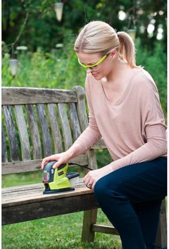 Ryobi RMS180-S Palm Sander 180W Delta 1/3 Sheet Extension 12000 rpm