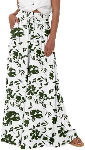 BTFBM Wide Leg Flowy Palazzo Pants for Women